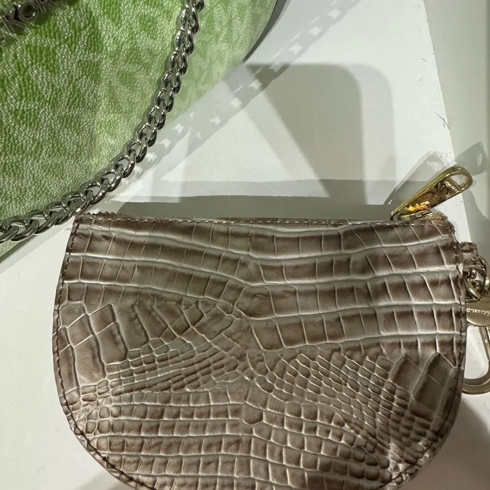 Brahmin Crocodile Embossed Clutch